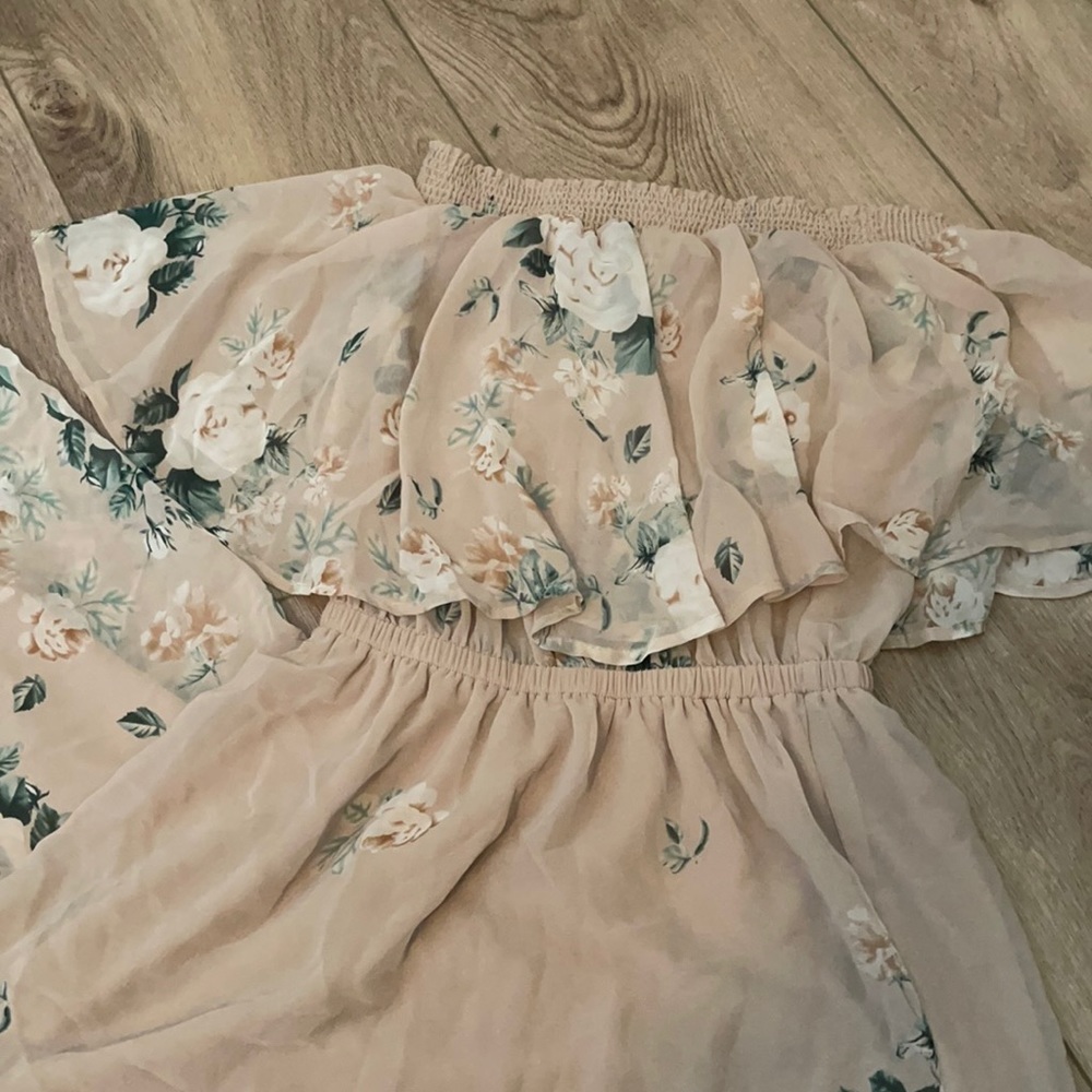 Show me your mumu off the shoulder maxi dress